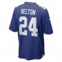 NY.Giants #24 Dane Belton Royal Game Player Jersey Stitched American Football Jerseys