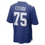 NY.Giants #75 Joshua Ezeudu Royal Game Player Jersey Stitched American Football Jerseys