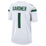 NY.Jets #1 Ahmad Sauce Gardner White 2022 Draft First Round Pick Game Jersey Stitched American Football Jerseys