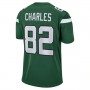NY.Jets #82 Irvin Charles Gotham Green Game Player Jersey Stitched American Football Jerseys