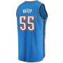 OC.Thunder #55 Darius Bazley Fanatics Branded 2021-22 Fast Break Replica Jersey Icon Edition Blue Stitched American Basketball Jersey
