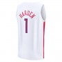 PH.76ers #1 James Harden Fanatics Branded 2022-23 Fastbreak Jersey City Edition White Stitched American Basketball Jersey