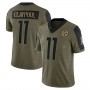 P.Steelers #11 Chase Claypool Olive 2021 Salute To Service Limited Player Jersey Stitched American Football Jerseys