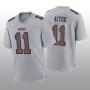 SF.49ers #11 Brandon Aiyuk Gray Atmosphere Game Jersey Stitched American Football Jersey