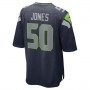 S.Seahawks #50 Vi Jones College Navy Game Player Jersey Stitched American Football Jerseys