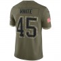 TB.Buccaneers #45 Devin White Olive 2022 Salute To Service Limited Jersey Stitched American Football Jerseys