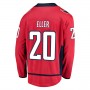 W.Capitals #20 Lars Eller Fanatics Branded Home Breakaway Player Jersey Red Stitched American Hockey Jerseys