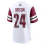 W.Commanders #24 Antonio Gibson White Game Jersey Stitched American Football Jerseys